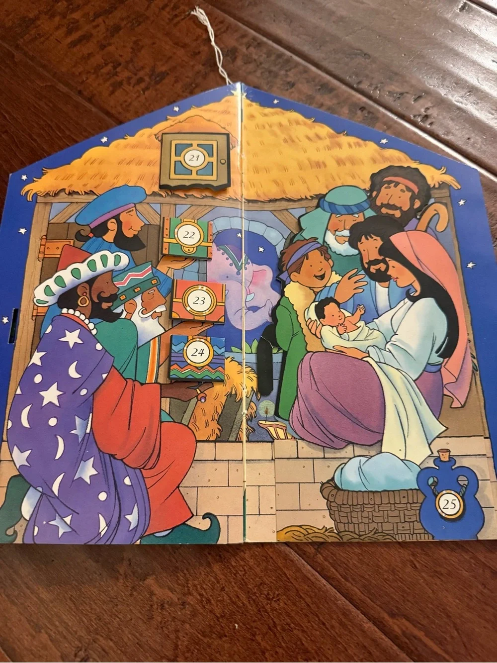 My Little Christmas Calendar Flap Book and Lantern - Multi-Color
